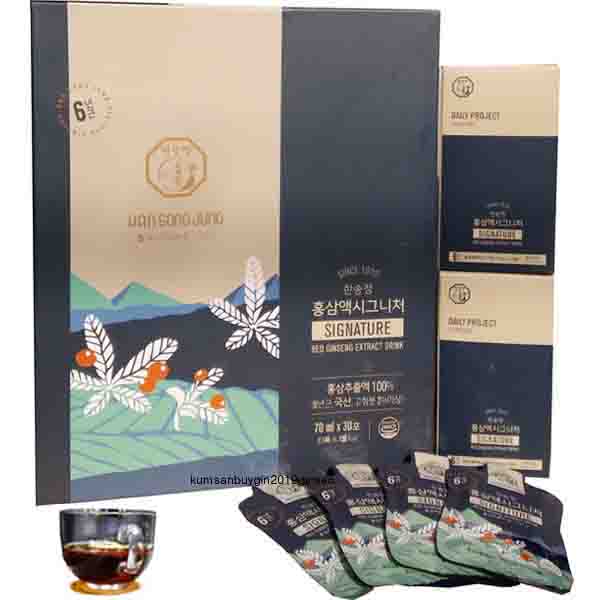 <b>한송정</b> <b>홍삼액 시그니처 70ml</b> x 30개입, 1개