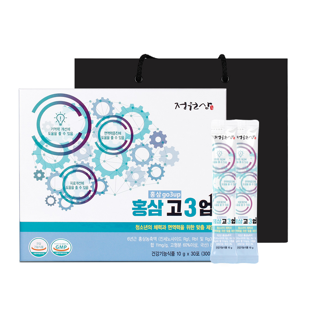 정원삼 홍삼 고3업 10g x 30포, 1개