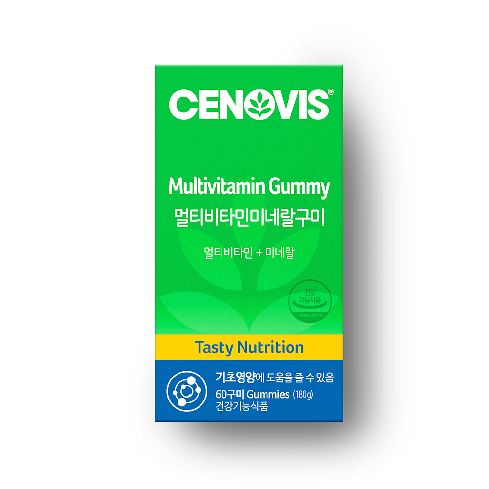 세노비스 멀티<b>비타민</b> 미네랄 구미 3g x 60구미, 1개