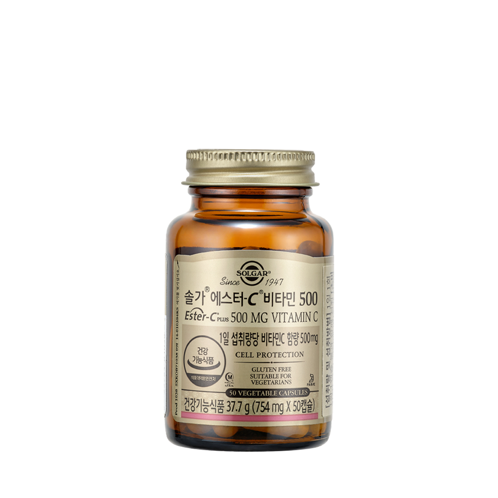 솔가 에스터C <b>비타민</b> 500 754mg x 50캡슐, 1개