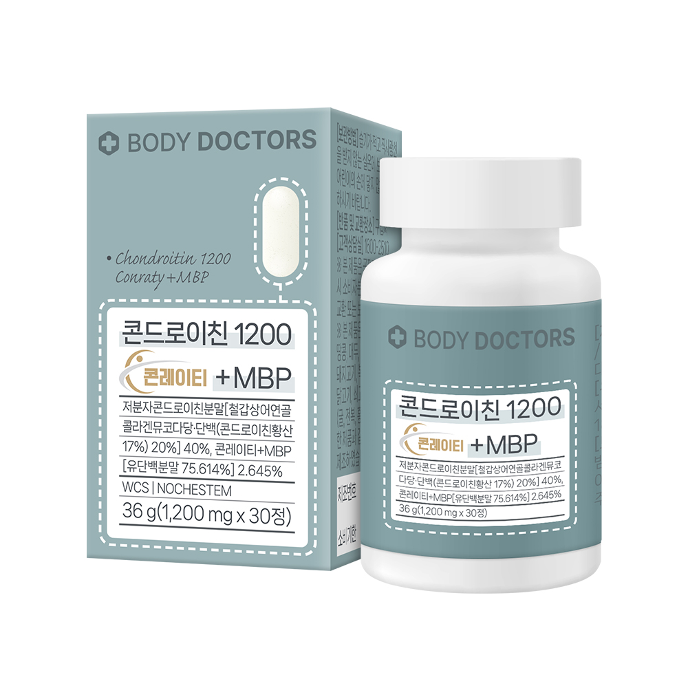 <b>바디</b>닥터스 콘드로이친 1200 콘레이티 MBP 1200mg x 30정, 6개