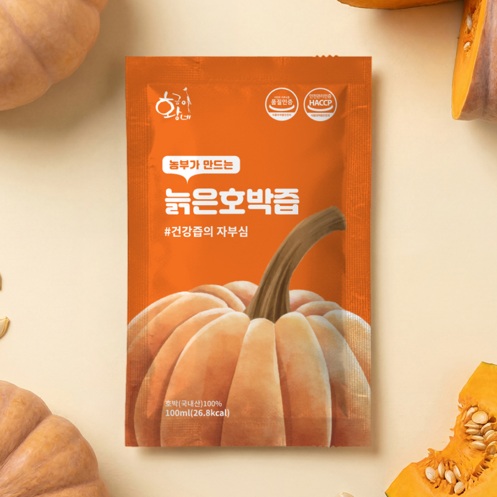 <b>황금이네 호박</b>즙 100ml x 30포, 1개