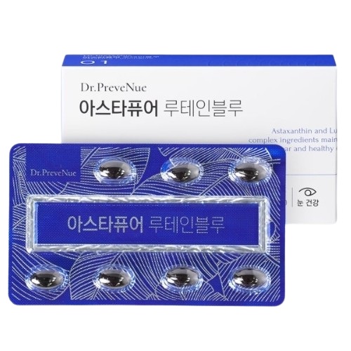 닥터프리베뉴 아스타퓨어 <b>루테인</b>블루 400mg x 28캡슐, 3개
