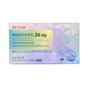 닥터린 루테인지아잔틴 24mg 89mg x 30캡슐, 4개