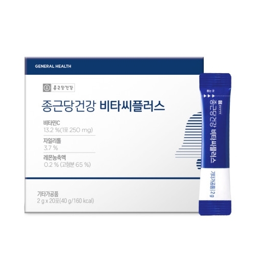 종근당건강 <b>비타씨</b>플러스 2g x 20포, 1개