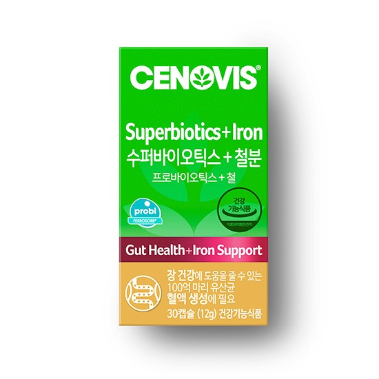 세노비스 수퍼바이오틱스  철분 400mg x 30캡슐, 2개