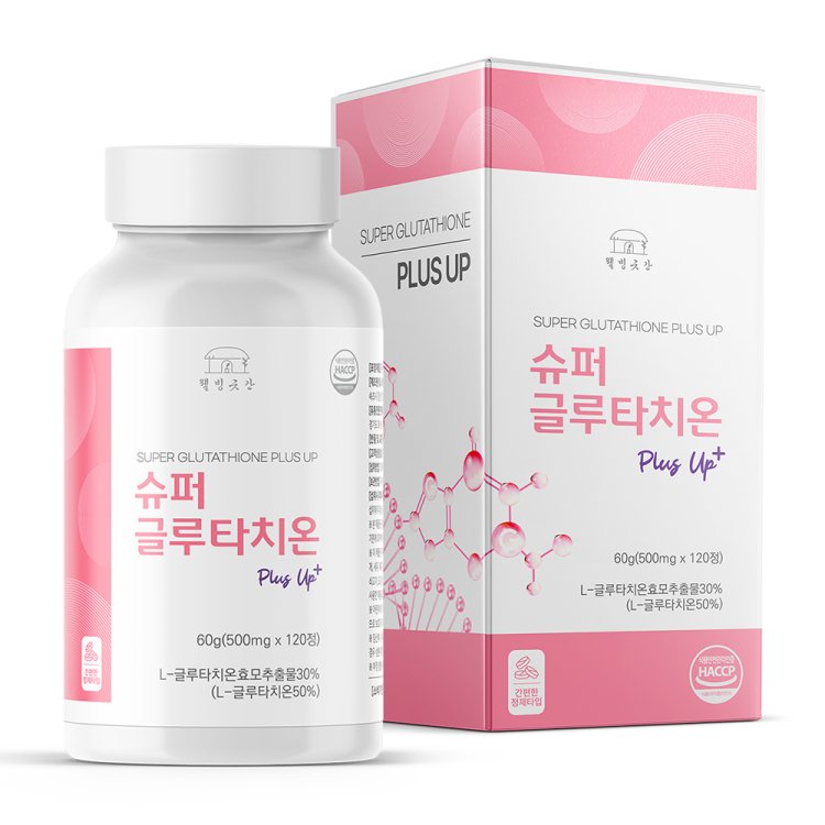 웰빙곳간 <b>슈퍼 글루타치온</b> PLUS UP 500mg x 120정, 1개
