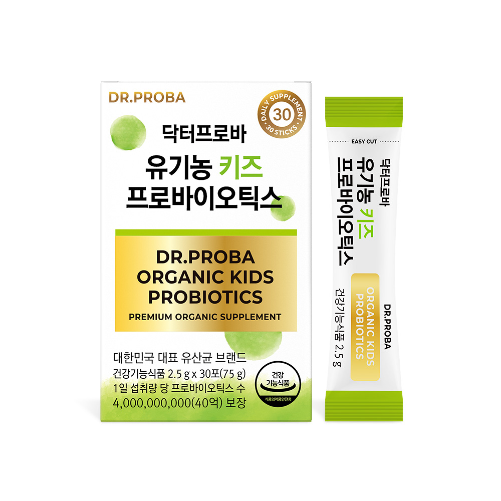 닥터프로바 유기농 키즈 유산균 2.5g x 30포, 2개