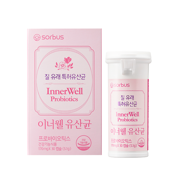 <b>소버스</b> 이너웰 유산균 170mg x 30캡슐, 1개