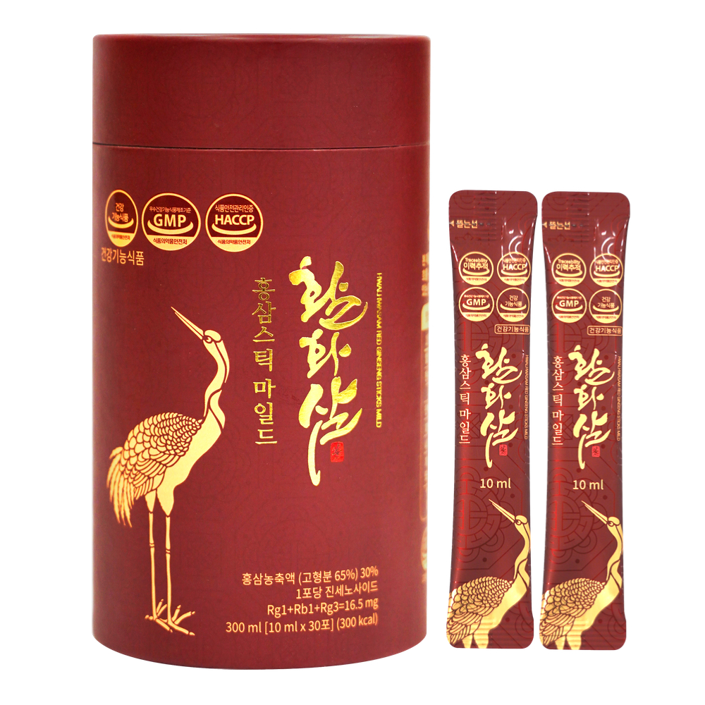 양지홍삼농장 활화삼 홍삼스틱 마일드 10ml x 30포, 1개