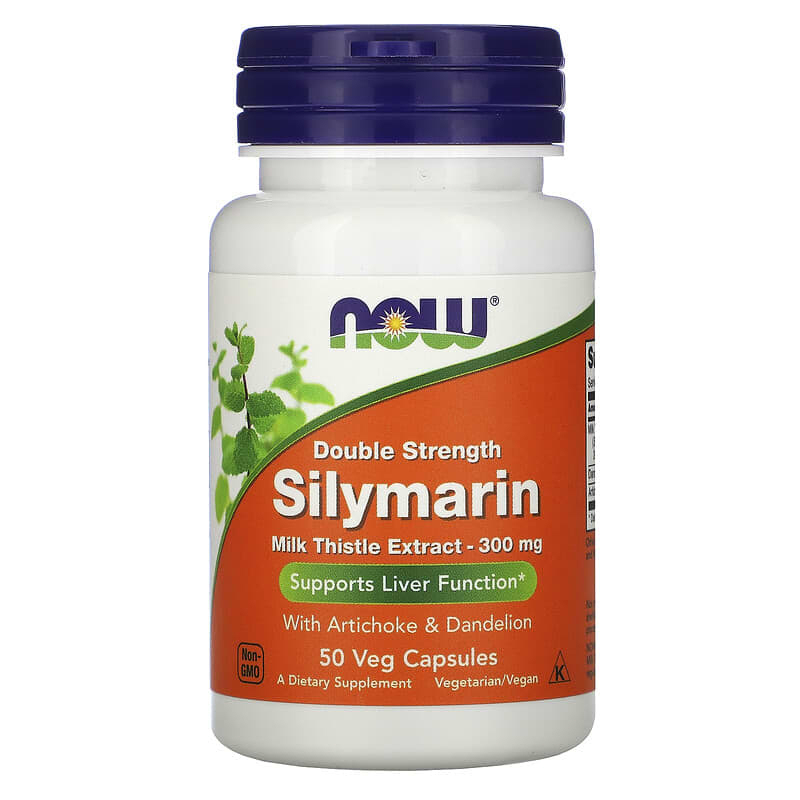 <b>나우푸드</b> 더블 스트렝스 <b>실리마린</b> 300mg x 50캡슐, 1개