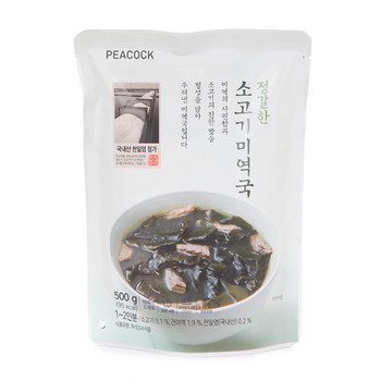 신세계푸드 PEACOCK 정갈한 소고기 미역국