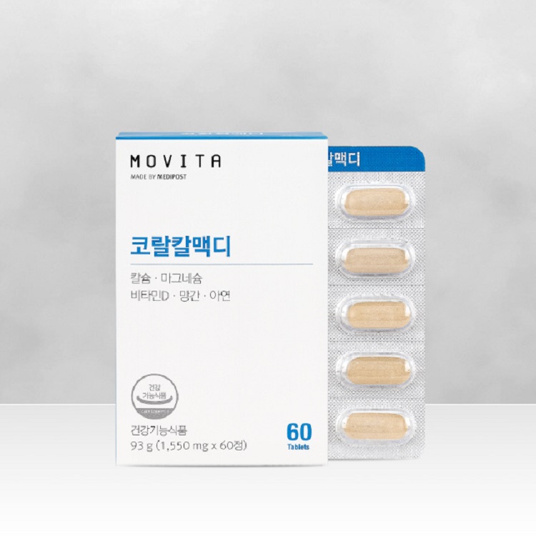 모비타 코랄칼맥디 1550mg x 60정, 1개