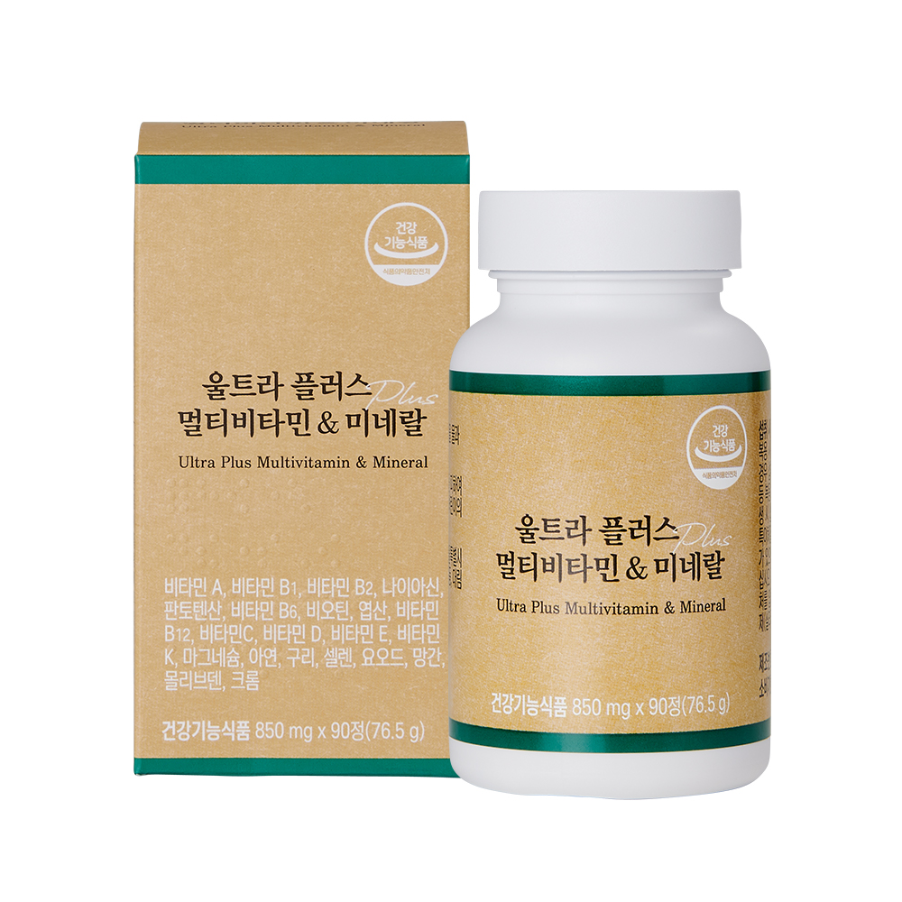 에스더<b>포뮬러</b> 울트라 플러스 멀티비타민 <b>미네랄</b> 850mg x 90정, 1개