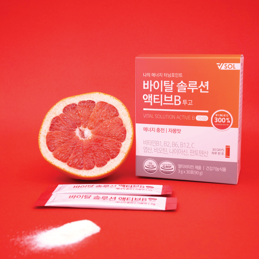 <b>바이탈솔루션</b> <b>바이탈 솔루션</b> 액티브B 3g x 30포, 1개