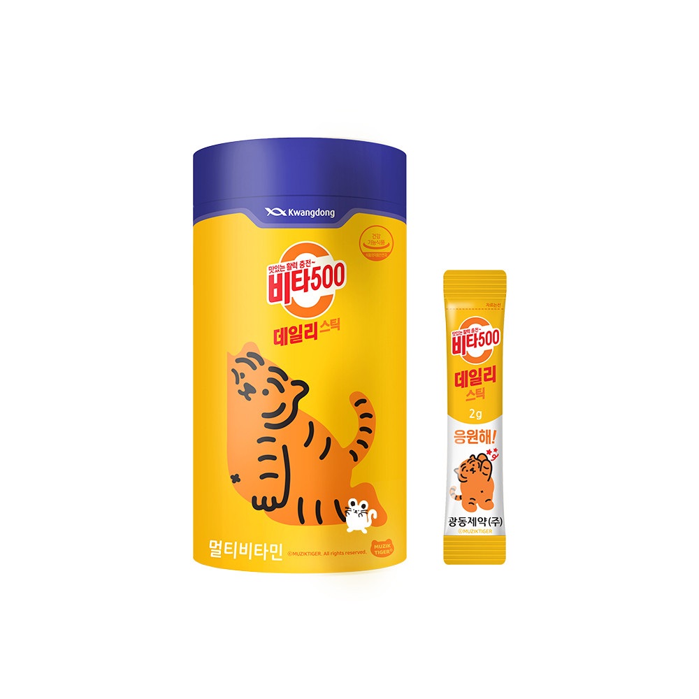 광동생활건강 비타500 데일리<b>스틱</b> 2g x 180포, 1개