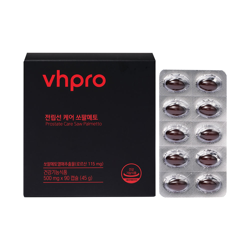 <b>비타민하우스</b> 전립선케어 쏘팔메토 500mg x 90캡슐, 1개