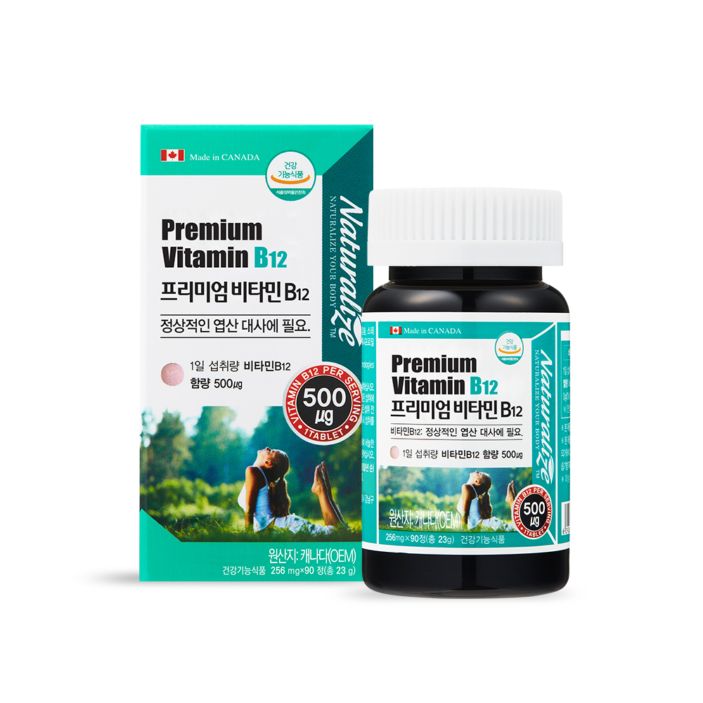 네추럴라이즈 프리미엄 비타민B12 485mg x 100정, 1개