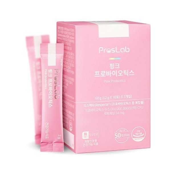 프로스랩 핑크 프로바이오틱스 2g x 30포, 1개