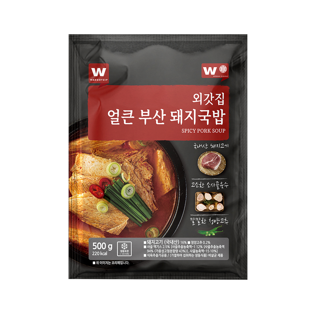 삼미식품 외갓집 얼큰 부산 돼지국밥