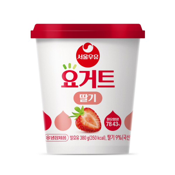 요거트 딸기