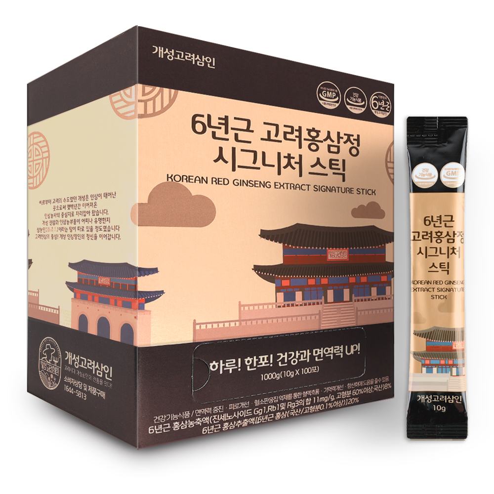 6년근 고려홍삼정 시그니처 스틱 제품 이미지