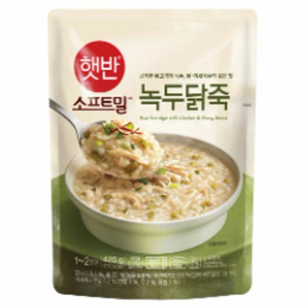 햇반 소프트밀 녹두닭죽