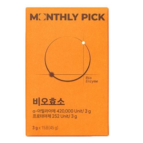 <b>먼슬리픽</b> 비오<b>효소</b> 3g x 15포, 1개