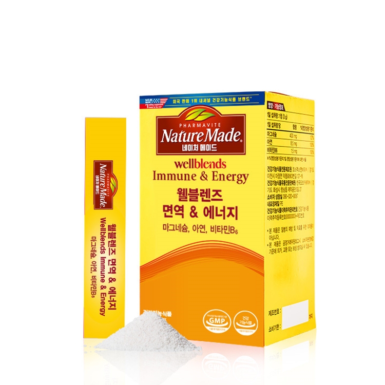 네이처메이드 웰블렌즈 면역 에너지 3g x 30포, 1개