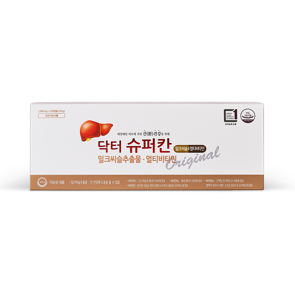 <b>에이치엘사이언스</b> 닥터슈퍼칸 1000mg x 120캡슐, 1개