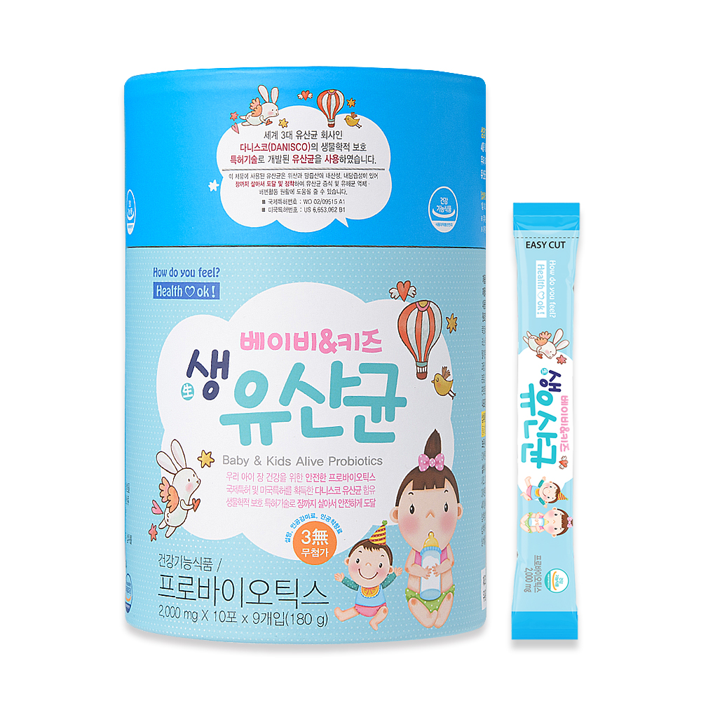 헬퍼장 베이비 앤 키즈 생유산균 2g x 90포, 1개