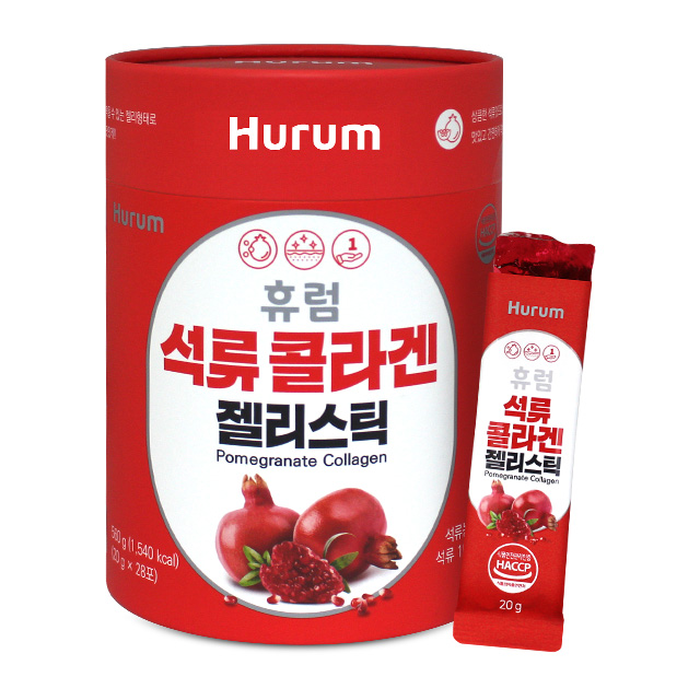 휴럼 석류 콜라겐 젤리스틱 20g x 28포, 1개