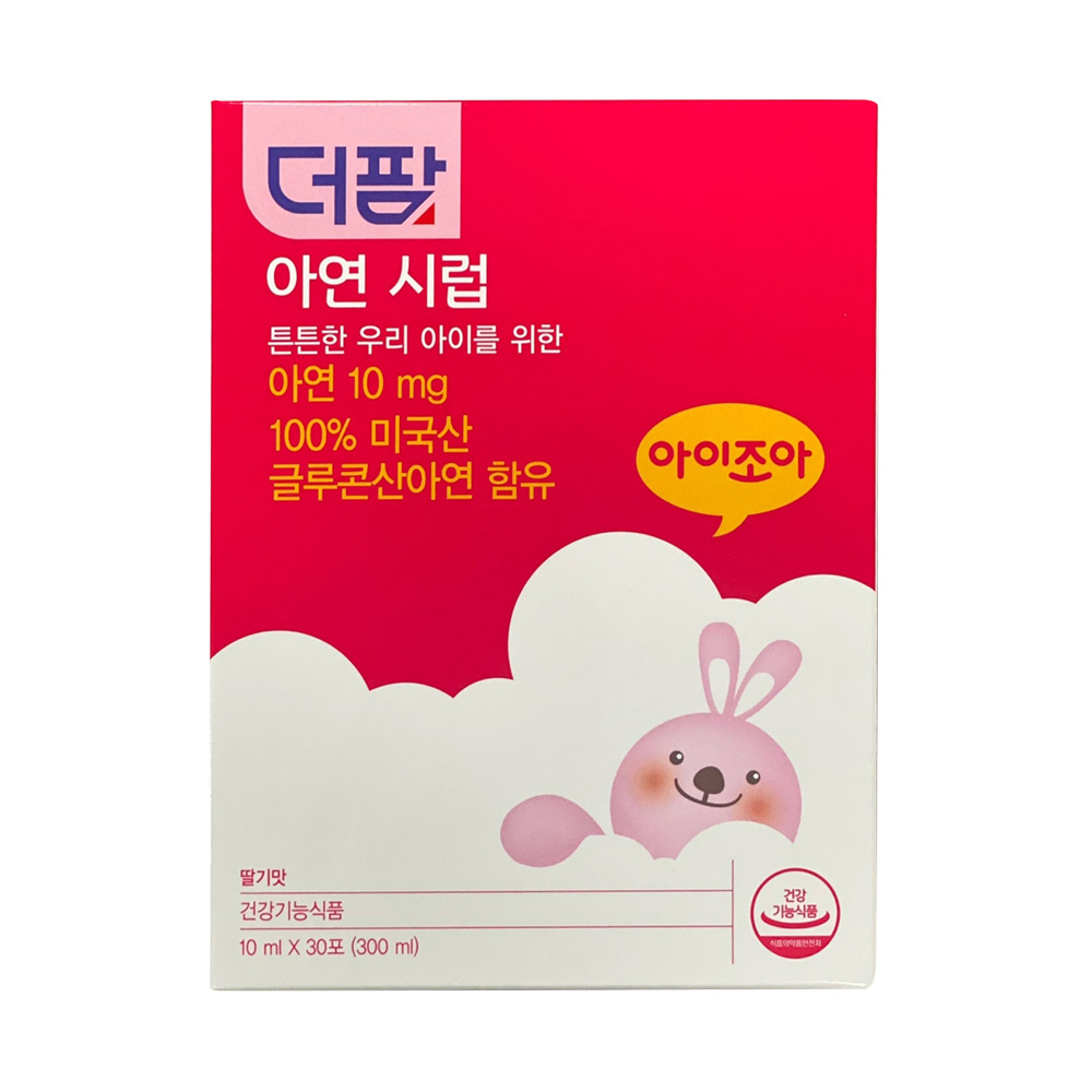 더팜 <b>아연</b> 시럽 10ml x 30포, 1개