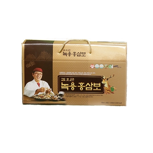 김오곤 녹용<b>홍삼</b>보 <b>70ml</b> x 30포, 1개