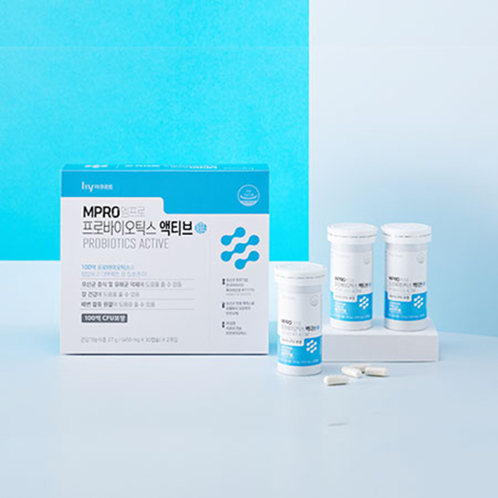 한국야쿠르트 엠프로 <b>프로바이오틱스 액티브</b> 450mg x 60캡슐, 1개