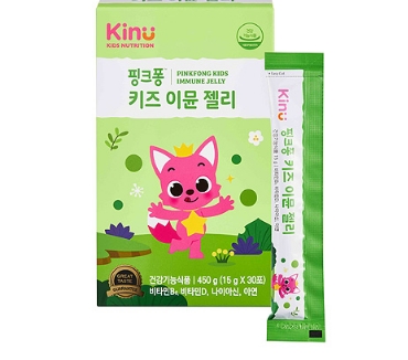 GNC 키누 핑크퐁 <b>키즈 이뮨</b>젤리 15g x 30포, 2개