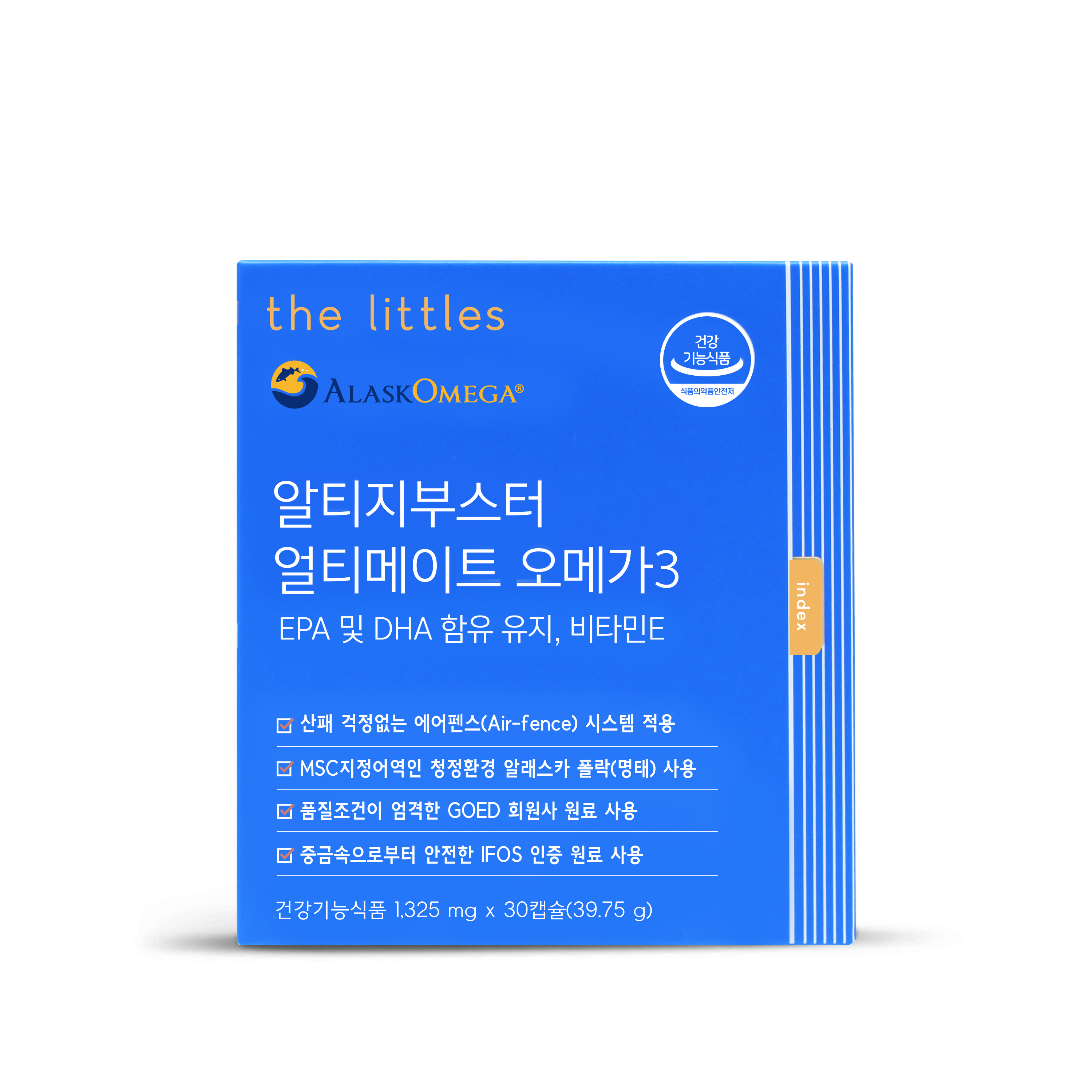 더리틀스 <b>알티지</b> 부스터 얼티메이트 <b>오메가3</b> 1325mg x 30캡슐, 3개