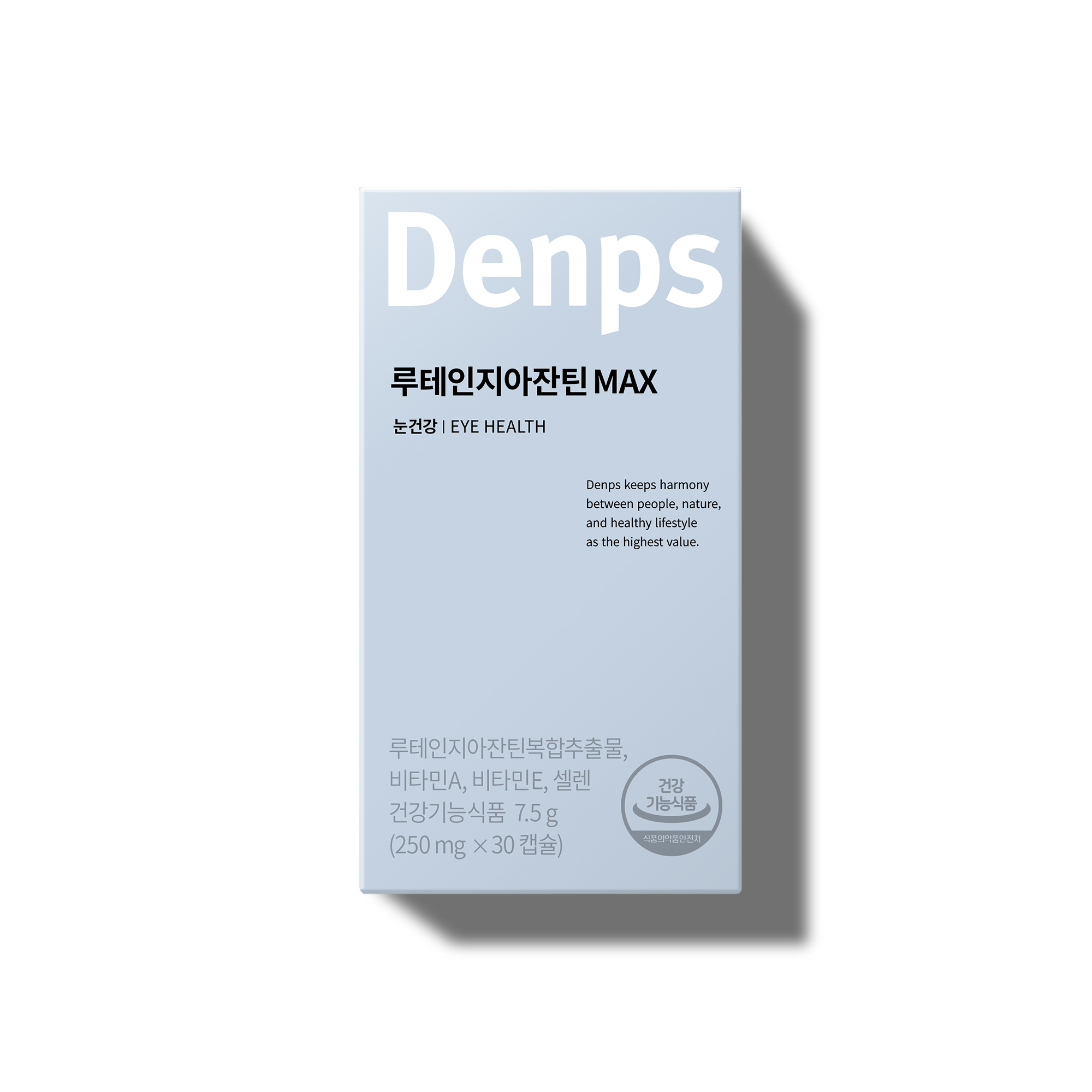 덴프스 <b>루테인</b><b>지아잔틴</b> <b>MAX</b> 250mg x 30캡슐, 3개