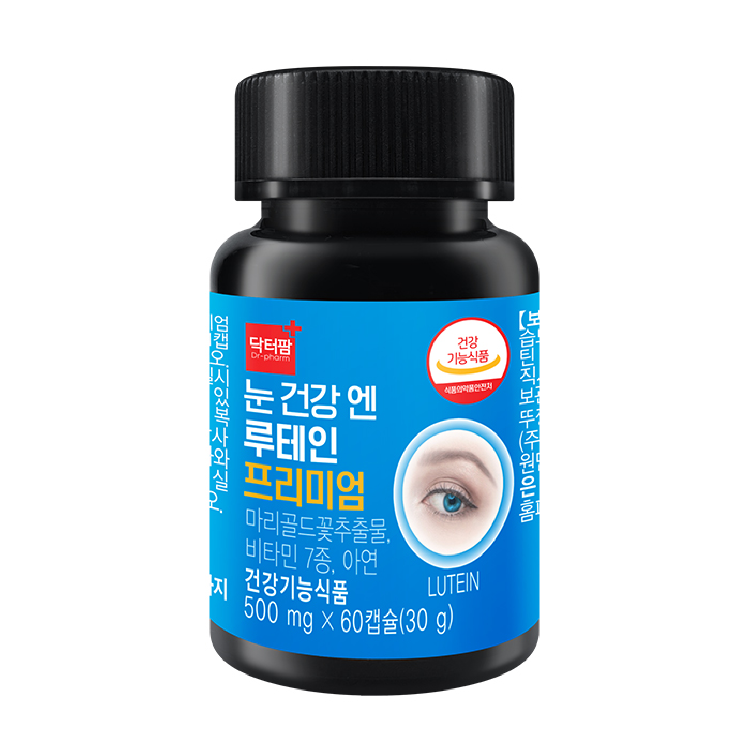 <b>닥터팜</b> 눈 건강 엔 <b>루테인</b> 프리미엄 500mg x 60캡슐, 1개