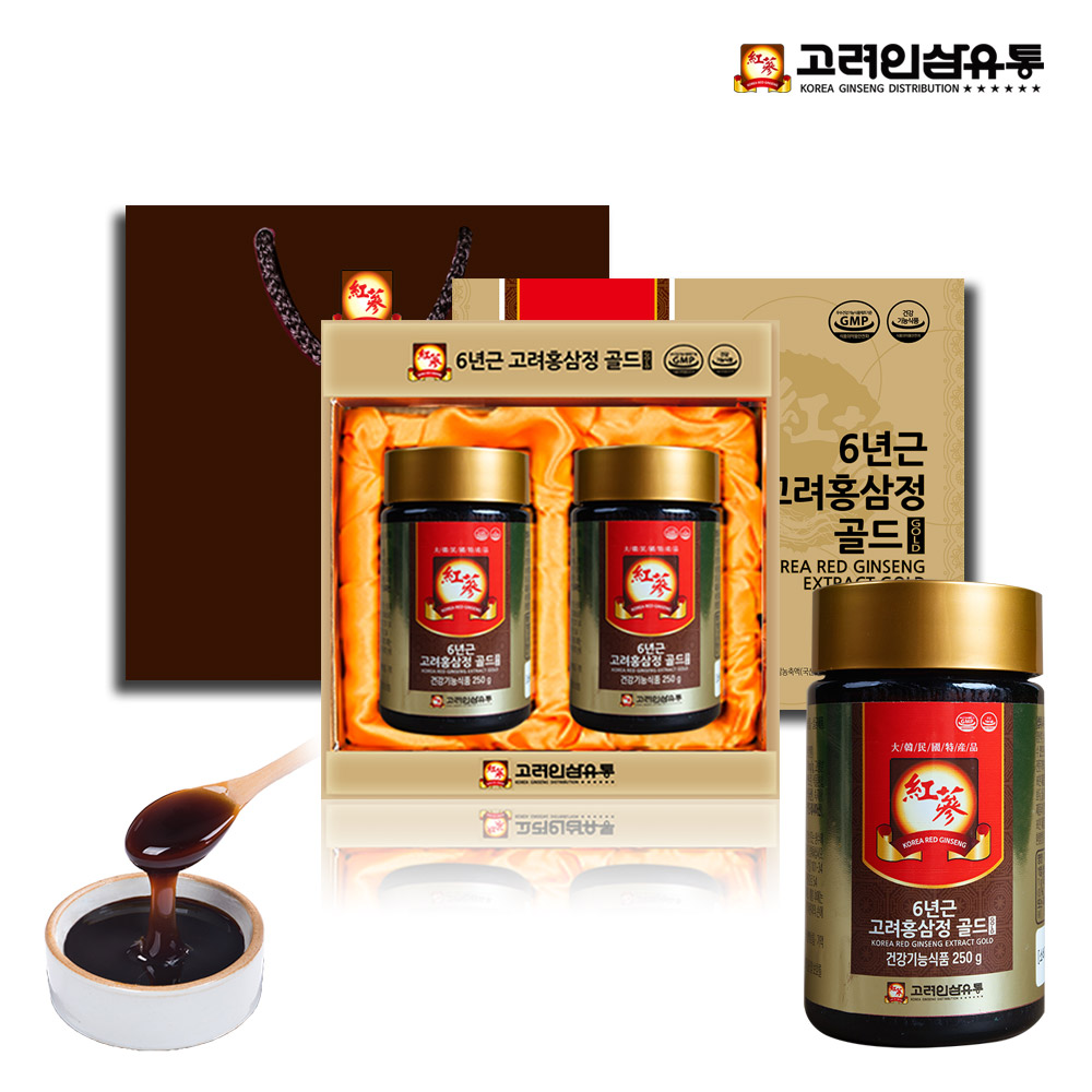 고려인삼유통 6년근 고려홍삼정 골드 500g, 1개