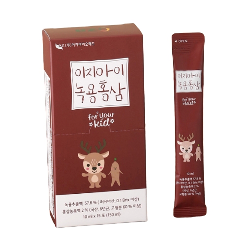 이지바이오메드 이지아이 녹용홍삼 10ml x 15포, 1개