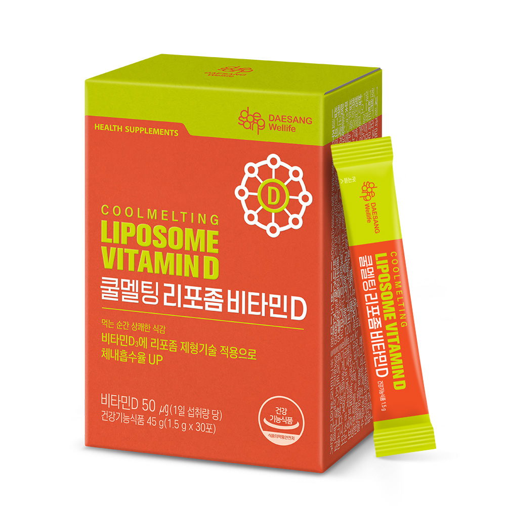 대상웰라이프 쿨멜팅 리포좀 비타민D 1.5g x 30포, 1개