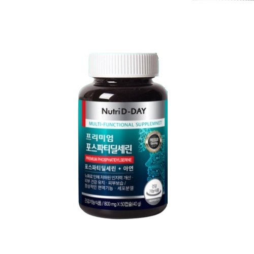 뉴트리디데이 프리미엄 <b>포스파티딜세린</b> 800mg x 50캡슐, 1개