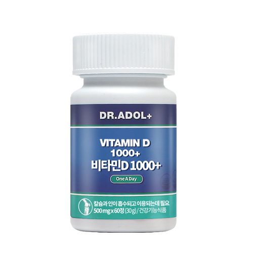닥터아돌 비타민D 500mg x 60정, 1개