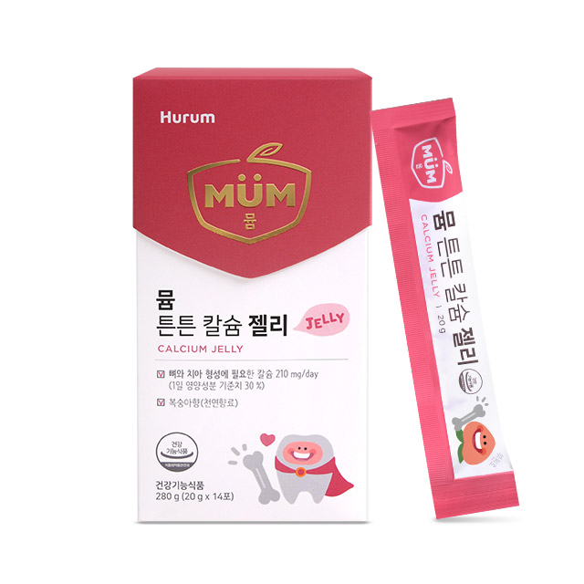휴럼 뮴 튼튼 칼슘 젤리 20g x 14포, 1개