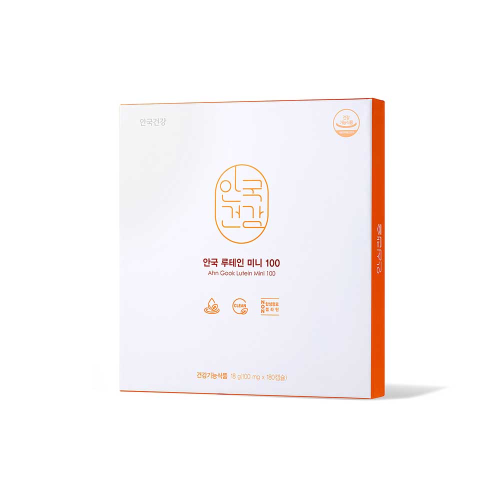 안국건강 <b>안국 루테인 미니 100</b> 100mg x 180캡슐, 1개