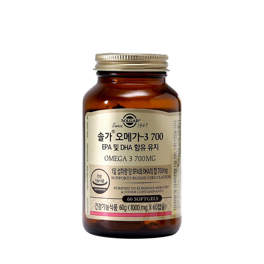 <b>솔가</b> 오메가-3 700 1000mg x 60캡슐, 1개