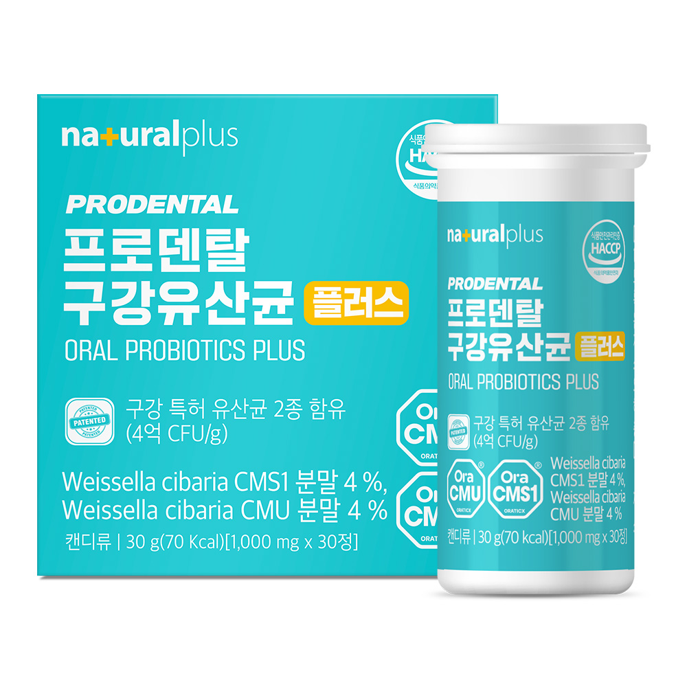 내츄럴플러스 프로덴탈 구강유산균 1000mg x 30캡슐, 1개