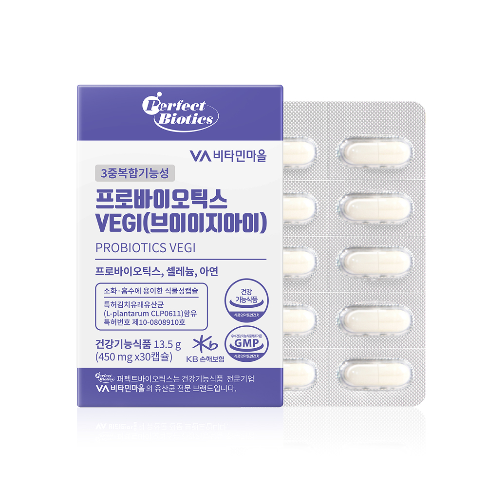 비타민마을 프로바이오틱스 VEGI 450mg x 30캡슐, 6개