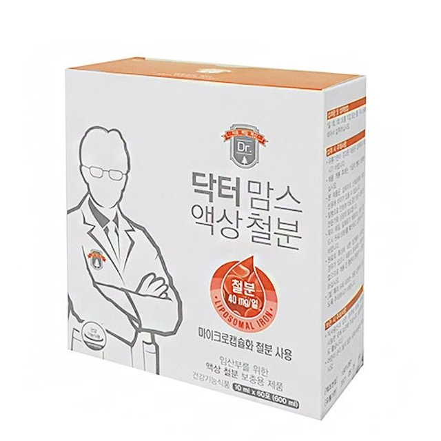 닥터맘스 액상 철분 10ml x 60포, 1개